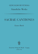 Sämtliche Werke = Complete Works: VIII: Sacrae Cantiones, 1. book