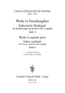 Italienische Madrigale = Italian Madrigals: Volume 4: Ancide sol la morte – Moro, lasso, al mio duolo