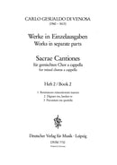 Sacrae Cantiones: Volume 2: 1. Reminiscere miserationum tuarum – 2. Dignare me – 3. Peccantem me quotidie
