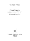 Divan-Sprüche