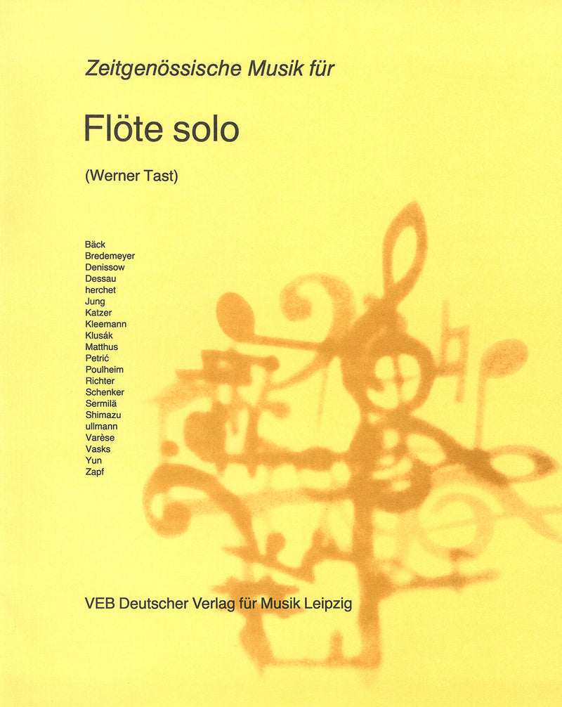 Zeitgenössische Musik für Flöte solo = Contemporary Music for Flute solo