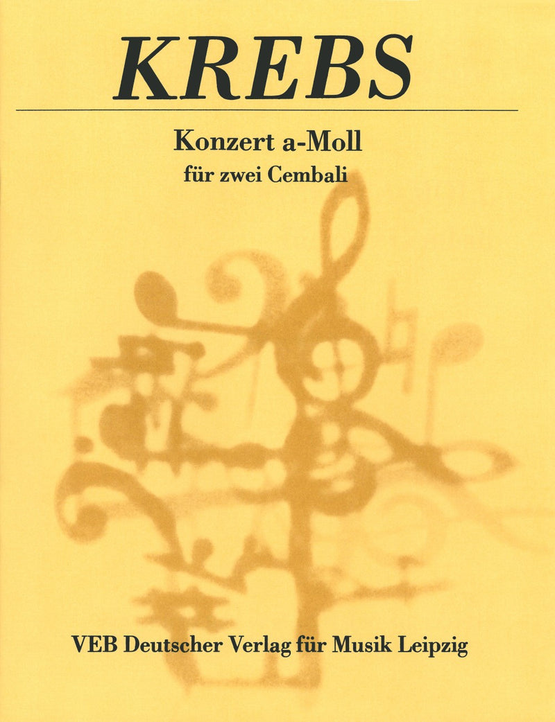 Konzert für 2 Cembali a-moll = Concerto for 2 Harpsichords in A minor