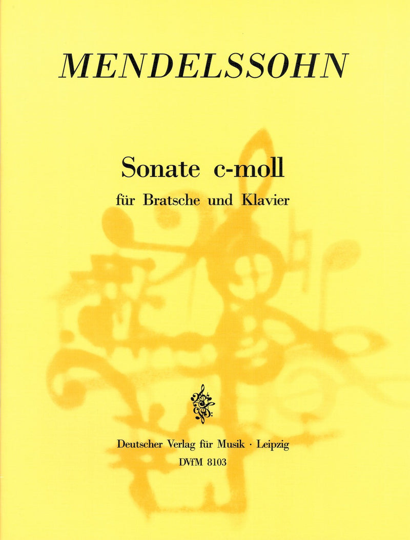 Sonate c-moll = Sonata in C minor MWV Q 14