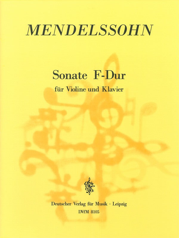 Sonate F-dur = Sonata in F major MWV Q 7