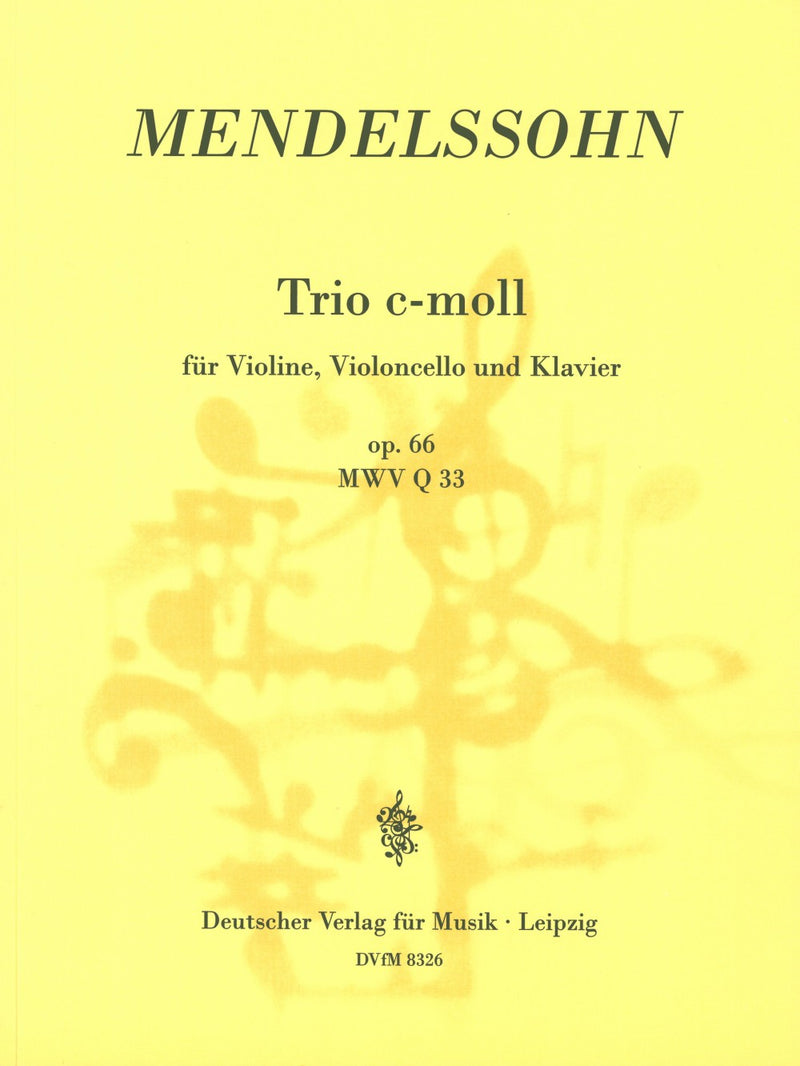 Klaviertrio c-moll = Piano Trio in C minor Op. 66 MWV Q 33