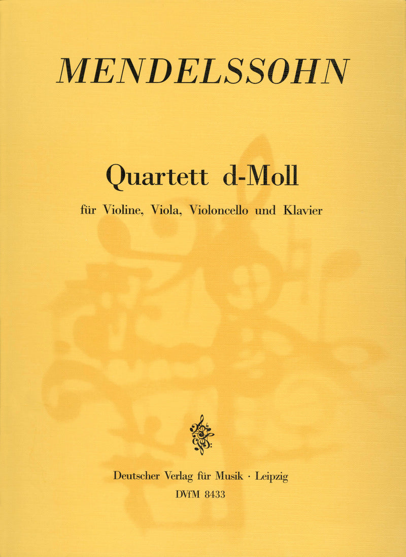 Quartett d-moll = Quartet in D minor MWV Q 10