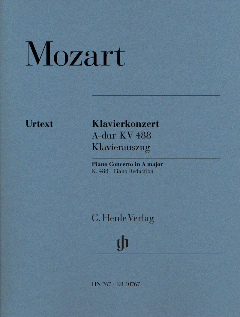 Klavierkonzert [Nr. 23] A-dur = Piano Concerto [No. 23] in A major K. 488（ピアノ・リダクション）