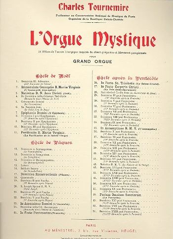 L'Orgue mystique, vol. 22