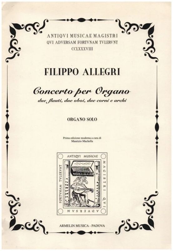 Concerto per Organo, Archi, 2 Oboi e 2 Corni [Organ part]