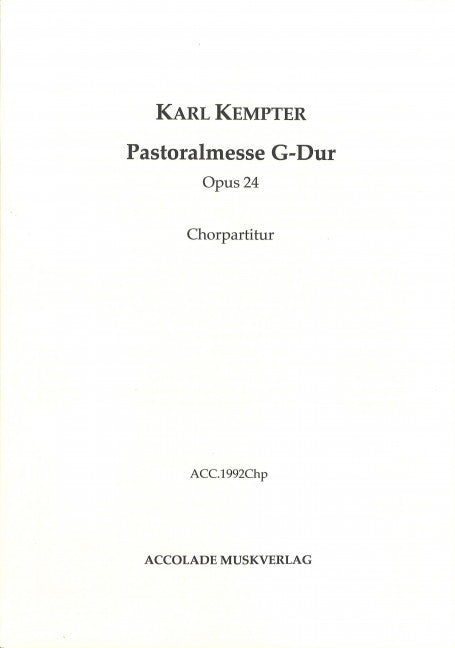 Pastoralmesse in G - Chorpartitur 24