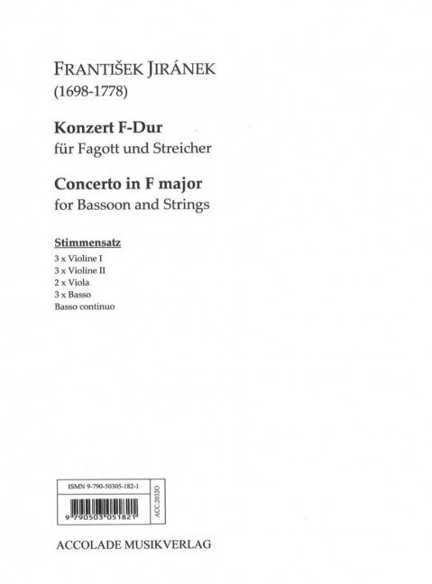 Bassoon Concerto in F major