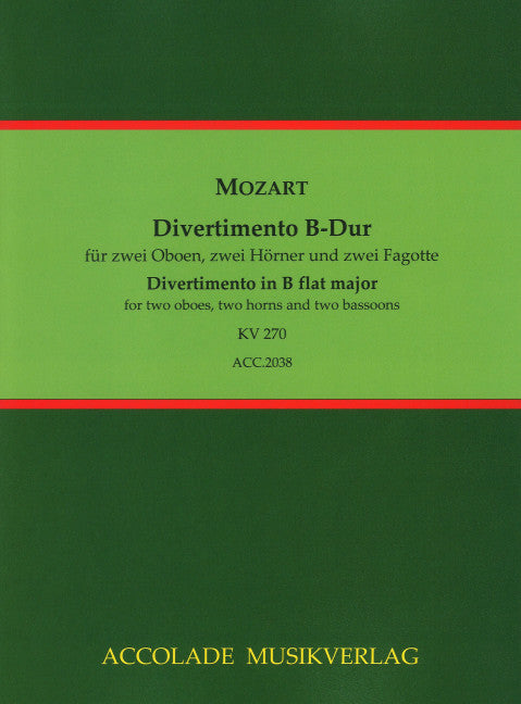 Divertimento B-Dur KV 270