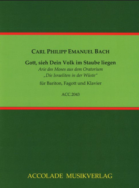 Gott, sieh dein Volk im Staube liegen (Score and part)