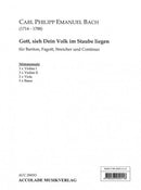 Gott, sieh dein Volk im Staube liegen (Orchestral material)