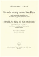 Fürwahr, er trug unsere Krankheit = Behold, he bore all our infirmities, BuxWV 31 (Score, Set of Parts)
