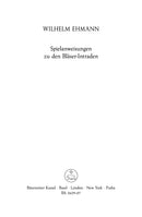 Bläser-Intraden zum Wochenlied (1951/1955) [Spielanweisungen]