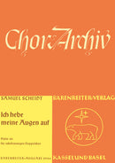 Ich hebe meine Augen auf zu den Bergen (Score)