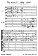 Nun komm, der Heiden Heiland (Score)
