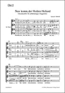 Nun komm, der Heiden Heiland（第2合唱譜）