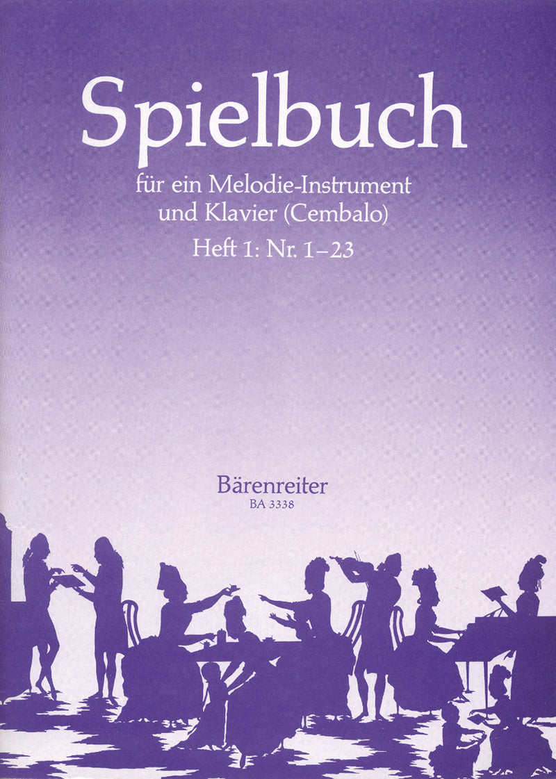 Spielbuch für ein Melodieinstrument und Klavier (Cembalo) Band 1