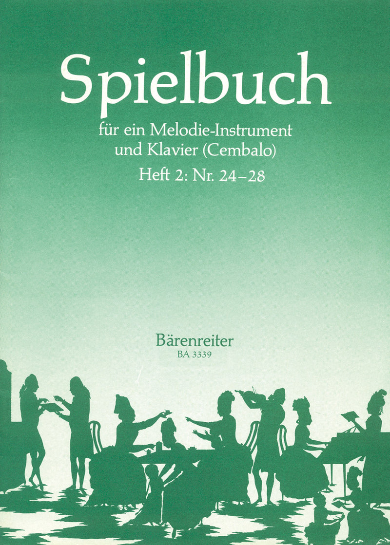 Spielbuch für ein Melodieinstrument und Klavier (Cembalo) Band 2