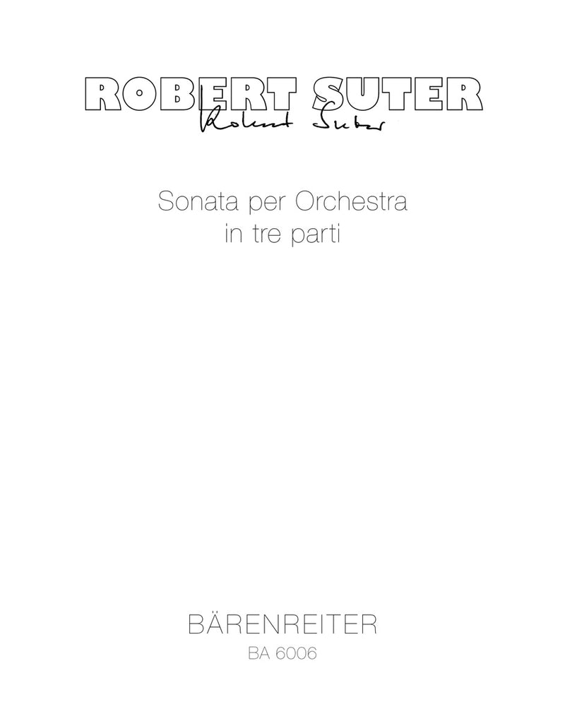 Sonata per orchestra in tre parti