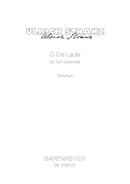 C-Cis-Laute for five Violoncellos (1976) パート譜セット