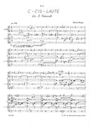 C-Cis-Laute for five Violoncellos (1976) パート譜セット