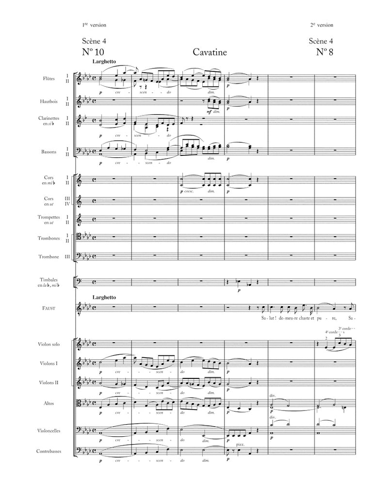 Faust (Score, 布装丁）First Version & Second Version