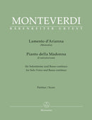 Lamento d'Arianna (Monodia) / Pianto della Madonna (Contrafactum) for Solo Voice and Basso continuo