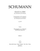 Concerto for Violoncello and Orchestra in A minor op. 129 (1st Violin part)