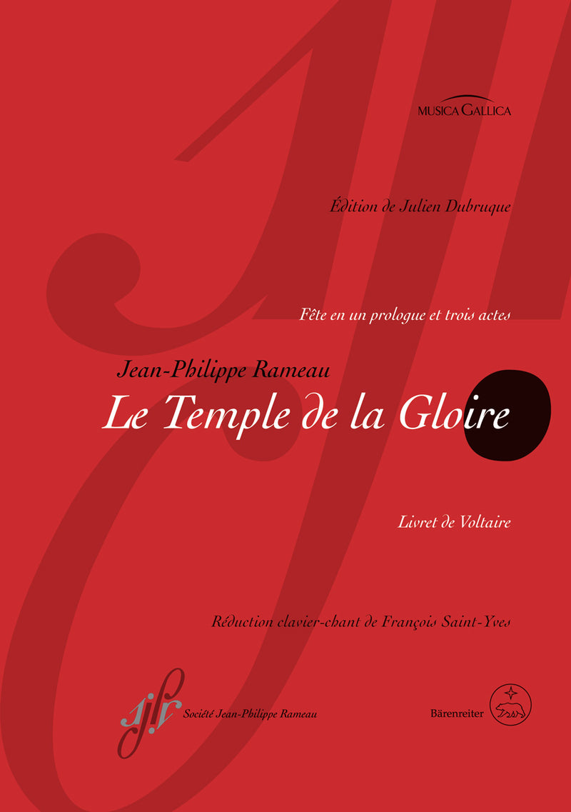 Le Temple de la Gloire RCT 59 (Vocal Score)