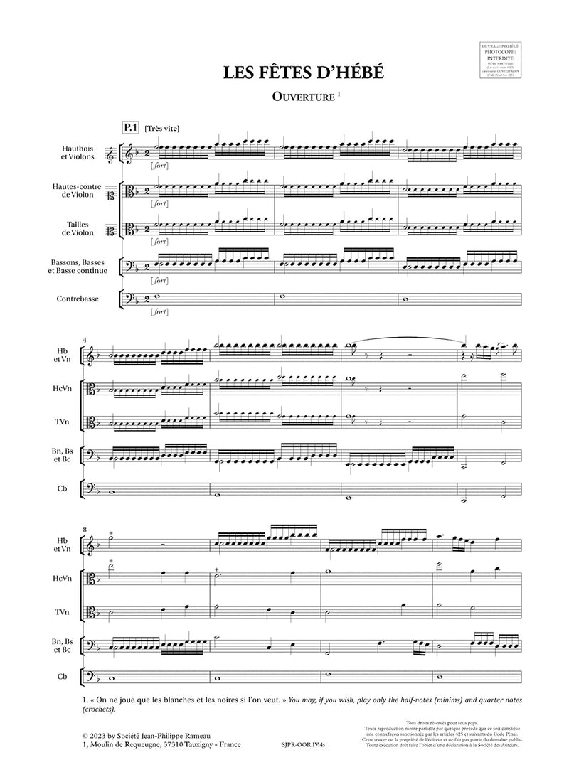 Les Fêtes d'Hébé RCT 41 (Score)