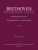 Streichquartett cis-Moll = String Quartet in C-sharp minor op. 131 (Set of parts)