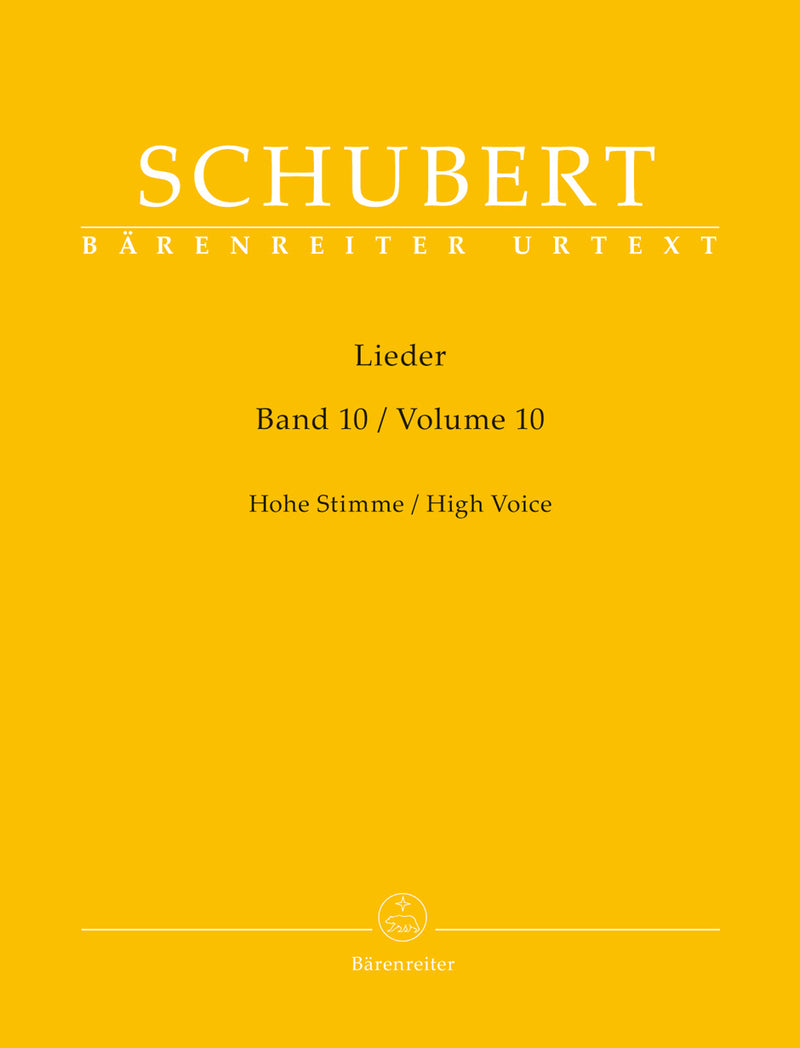 Lieder, Volume 10 (High Voice)