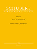 Lieder, Volume 10 (Medium Voice)