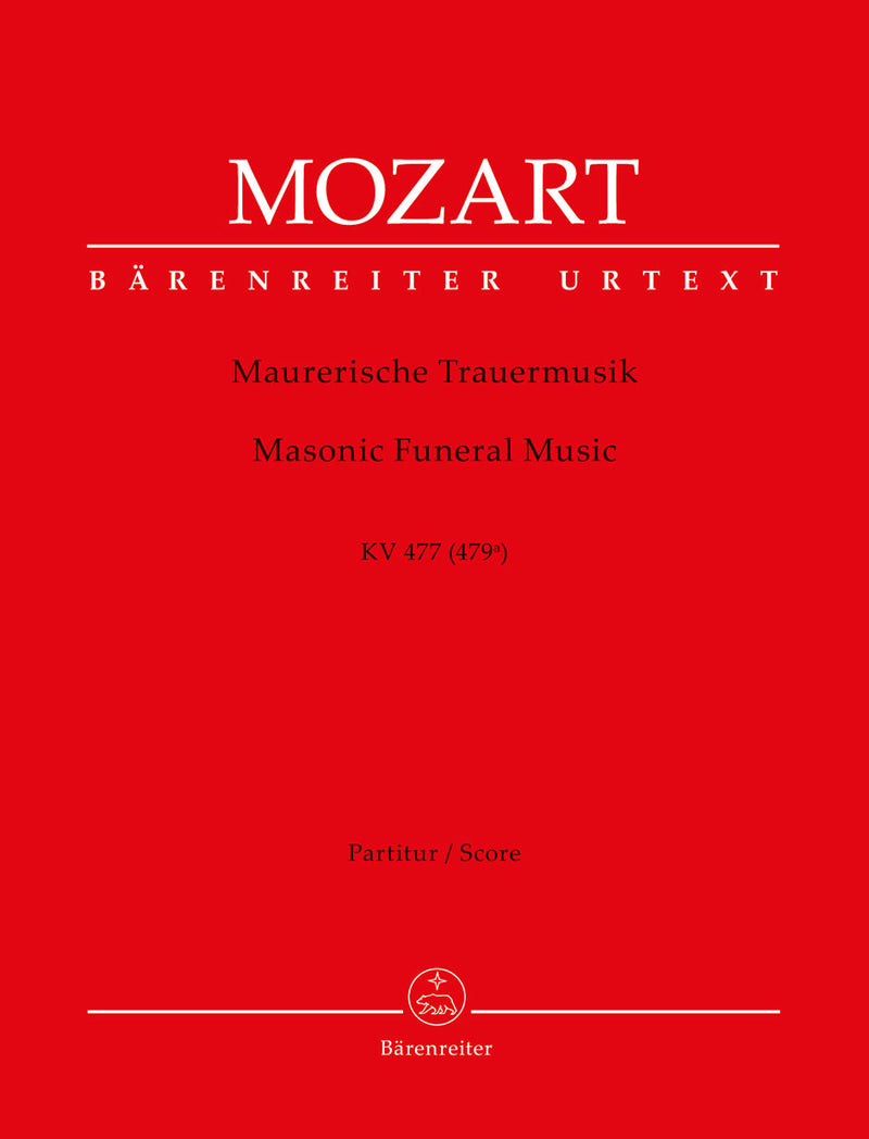 Masonic Funeral Music K. 477 (479a) (Score)