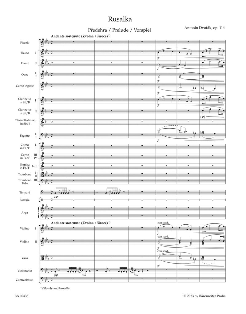 Rusalka op. 114 (Score)