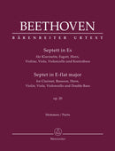 Septet for Clarinet, Bassoon, Horn, Violin, Viola, Violoncello and Double Bass in E-flat major op. 20 (Set of Parts)