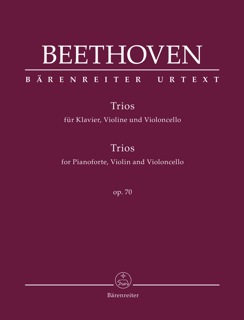 Trios for Pianoforte, Violin and Violoncello op. 70