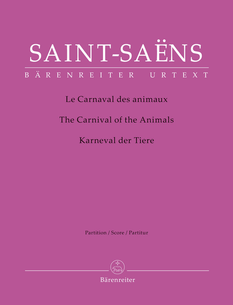 Le Carnaval des animaux = The Carnival of the Animals (Score)