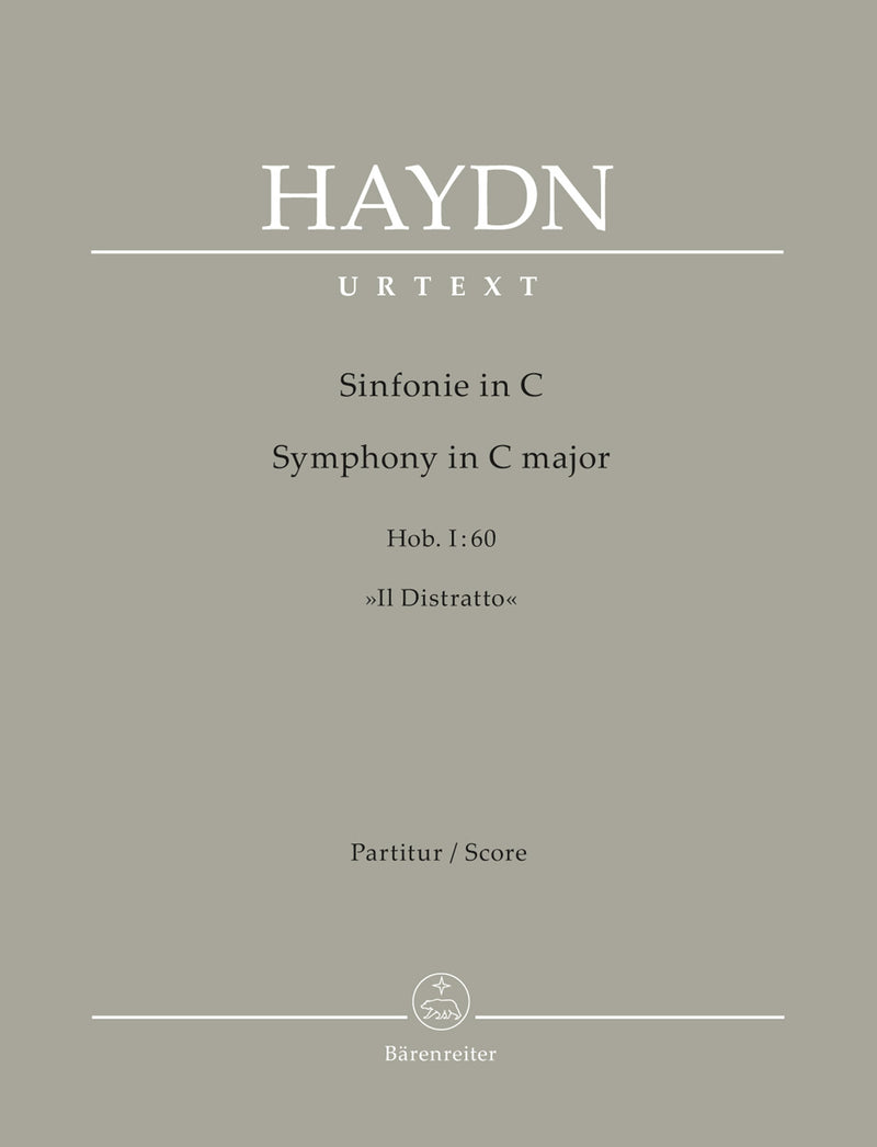 Symphony in C major Hob. I:60 "Il Distratto" (Score)