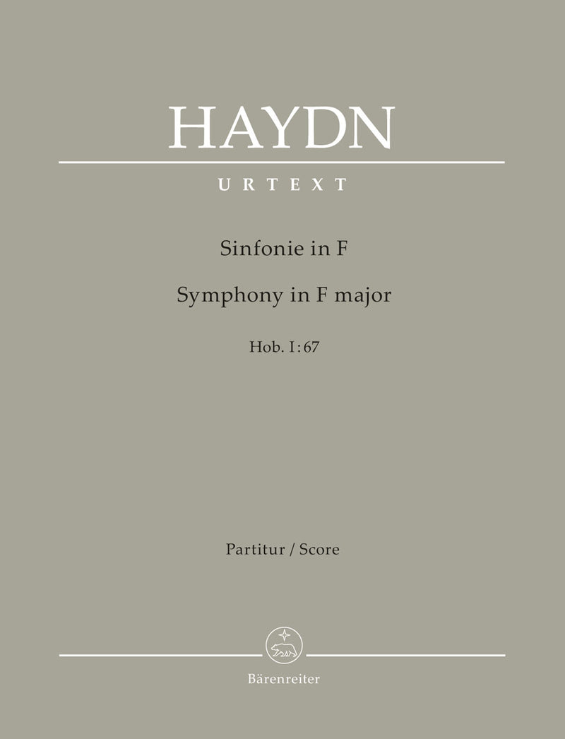 Symphony in F major Hob. I:67 (Score)