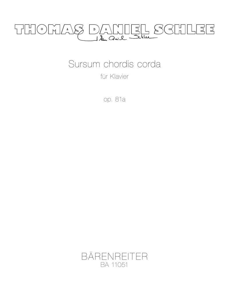 Sursum chordis corda op. 81a