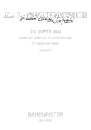 So sieht's aus for soprano and piano (2020/21)