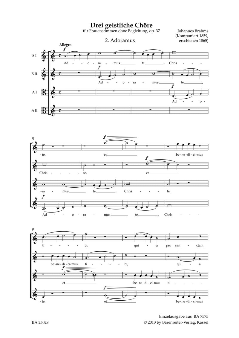 Adoramus op. 37 no. 2