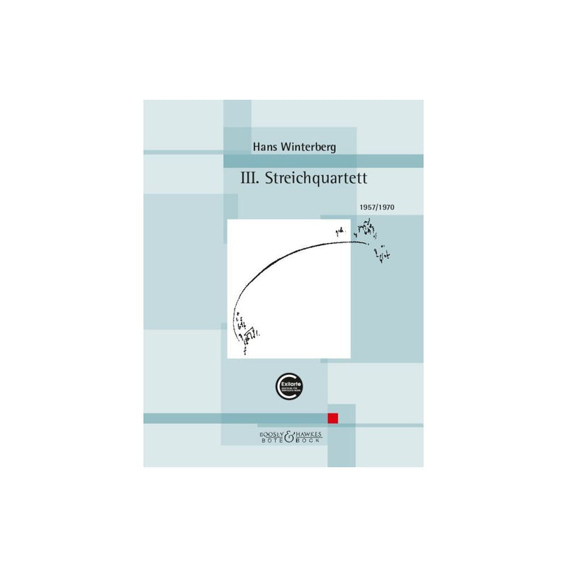 III. Streichquartett = Third String Quartet (Score & Parts)