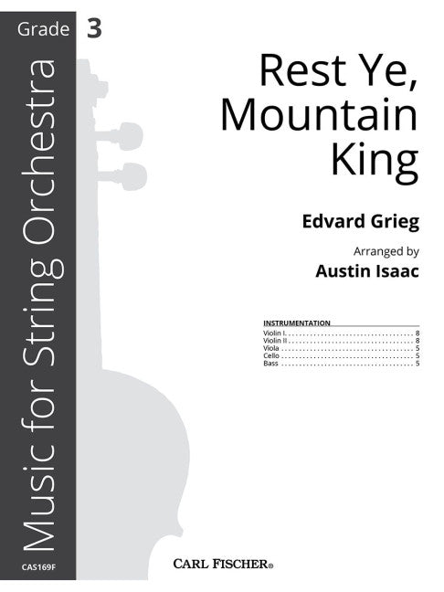 Rest Ye, Mountain King (Score)