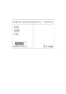 Suite französischer Tänze (set of string parts (supplementary))