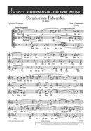 Spruch eines Fahrenden / Kanon: Musica divinas laudes